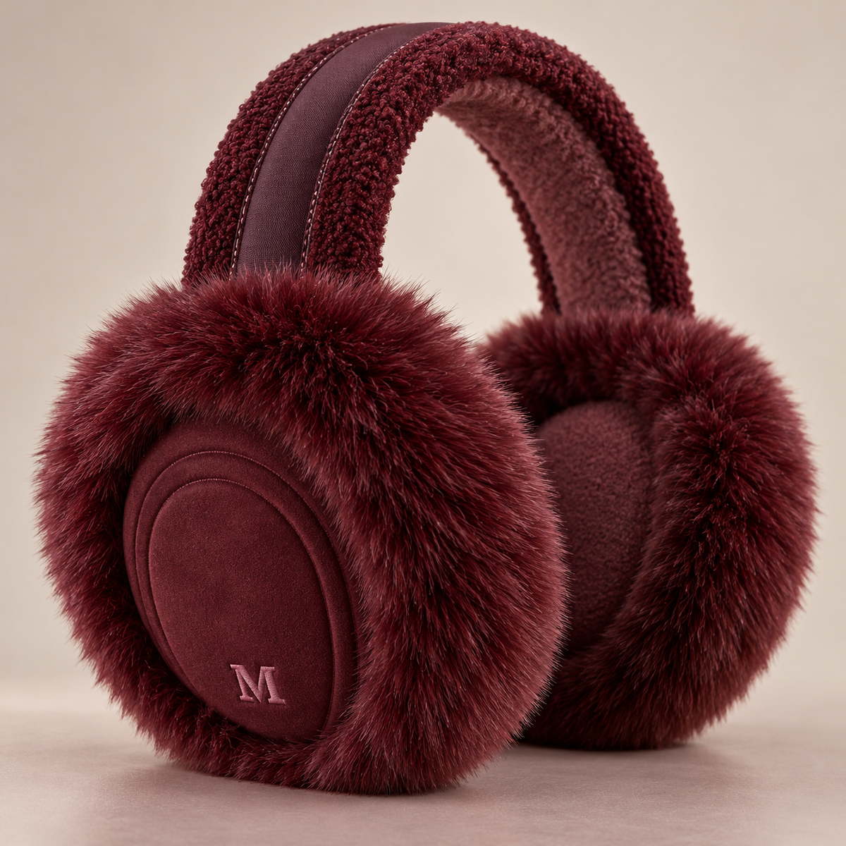 Burgundy Contour Earmuffs